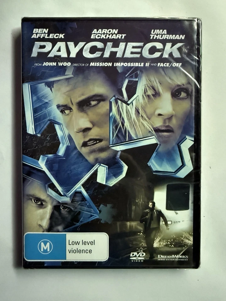 Paycheck (DVD, 2003) BRAND NEW AND SEALED REGION 4 - image 1 of 2