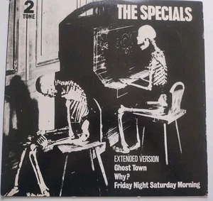 The Specials Ghost Town 12' vinyl record single 81 ska punk two-tone CDS 2525 - Imagen 1 de 8