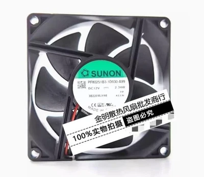 1 pcs SUNON 8CM PF80251B3-1D030-A99 12V 2.34W chassis cooling fan
