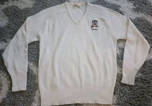 Vintage 80's Solana DALLAS MIZZOU NCAA Missouri Tigers University Sweater Sz 38 - Picture 1 of 5