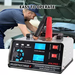 400W 30A Auto Intelligente Batterieladegerät 12/24V KFZ/LKW Batterie Ladegerät - Bild 1 von 17