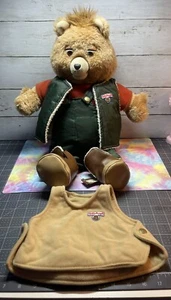 Vintage 1985 Worlds Of Wonder Teddy Ruxpin W/ Extra Outfit. See Description - Picture 1 of 7