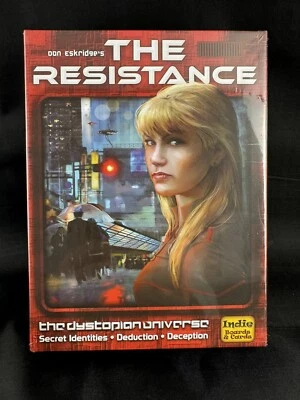 The Resistance by Don Eskridge Game 2012 Indie Boards & Cards, New and Sealed - Image 1 of 4
