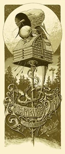 Aaron Horkey Andrew Bird  Variant Gold Art Poster Print Mondo - Picture 1 of 3