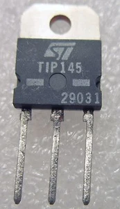 TIP145 ST DARLING POWER TRANSISTORS 10A 60V PNP Si TO-218 2-PC LOT - Picture 1 of 2