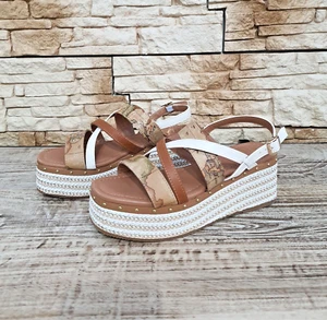 SANDALI DONNA ALVIERO MARTINI ECO NAPPA NATURAL PRIMA CLASSE 1113 ESTATE 2025 - Imagen 1 de 9