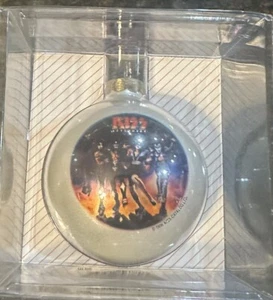 KISS Babbo Natale Rockshop Palla di Natale Ornamento Edizione Limitata Nuovo NOS - Foto 1 di 11