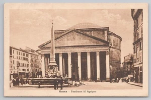 Cartolina Pantheon a Roma Italia - Foto 1 di 2