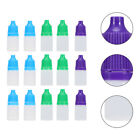  50 Pcs Plastic Bottle Travel Eye Drop Clear Container with Lid