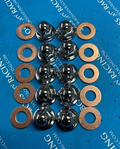 BOSS Polished acorn head nuts & washers Yamaha Banshee 1987-2006 - Picture 1 of 1