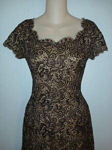 RARE Vintage 50's JEAN DESSES Maria Carine French Lace COUTURE Cocktail Dress