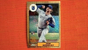 2022 Topps Series 2 Rookie #T87C2-28 Jon Heasley Chrome Mojo Refractor - Picture 1 of 2