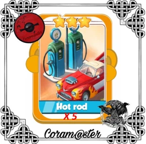 Hot Rod x 5 Card Master Coin - Picture 1 of 1