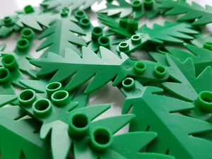 LEGO (6148) Plant Tree /  Palm Tree Bush leaf (x10)  Genuine & Brand New - Picture 1 of 3