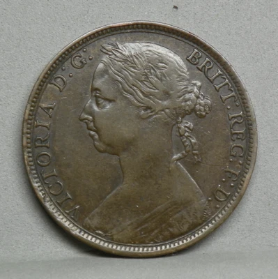 GREAT BRITAIN 1891 1 Penny, KM.755 - Image 1 of 2