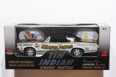 ERTL TIN INDIAN 1966 PONTIAC GTO KNAFEL PONTIAC SCALE 1:18 LIMITED EDITION 1 OF - Image 1 of 4
