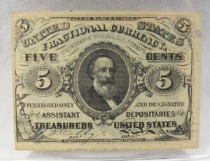 1863 5 Cents 3rd Issue Fractional Currency Note FR 1238 CH CU PC-645