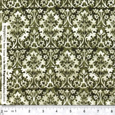 Wintergraphix III Oak Tree Stripe Jason Yenter Rare 100% cotton fabric PICK SIZE - Image 1 of 2