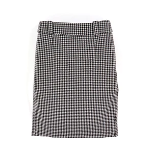George Pencil Skirt Womens Size 6 Black Houndstooth Knee Length Business Career - Picture 1 of 8