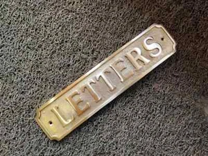 Custom language plaques Customized Brass Door Signs & Plaques - - Picture 1 of 4