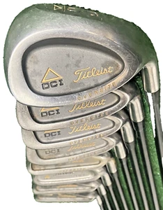 Titleist DCI Oversize Gold Iron Set 4-PW,SW RH Select Lite Senior Flex Graphite - Picture 1 of 18