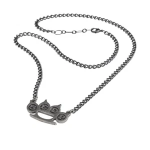 Collar Death Punk de 5 Dedos Metal Pesado Estaño Rock Joyería - Imagen 1 de 1