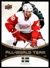2010-11 Upper Deck All-World Team Henrik Zetterberg Detroit Red Wings #AW-15 R98