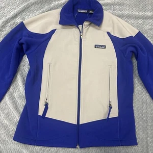 Vintage Patagonia Jacket Small Activist Matrix Hybrid Fleece Two Tone Aquatic - Picture 1 of 17
