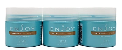 ENJOY Cera Seca 2.1 OZ - Cera para Cabello Flexible y No Grasa - Paquete de 3 Foto 1 de 4