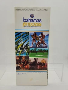 Bahamas Princess Hotel Golf Beach Tennis Club Travel Brochure Freeport Island - Picture 1 of 5