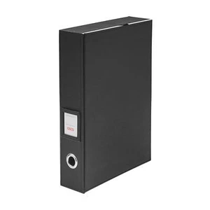 OSCO Black Faux Leather Box File | Document Storage | Paperwork Archive - Picture 1 of 5