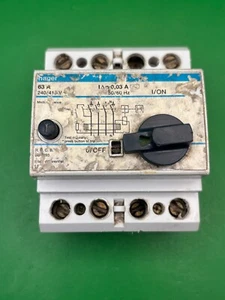 RC Hager U763 63A 30mA - Imagen 1 de 4