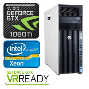 HP Z620 4K Gaming Computer Workstation 2.7GHz 24 Cores GTX1080Ti 192GB 1TB SSD