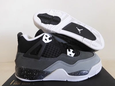 Nike Air Jordan 4 Retro (PS) "Fear" Negro-Blanco-Antracita Talla 13c [FV4537-002] Foto 1 de 4