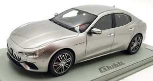 BBR 1/18 Scale Resin BBRC1842EMA - Maserati Ghibli MY19 Grigio - Silver - Picture 1 of 6