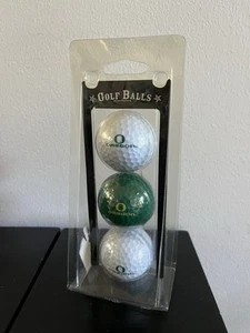 Oregon Ducks Golf Balls 3-Pack Officially Licensed NEW - Picture 1 of 4
