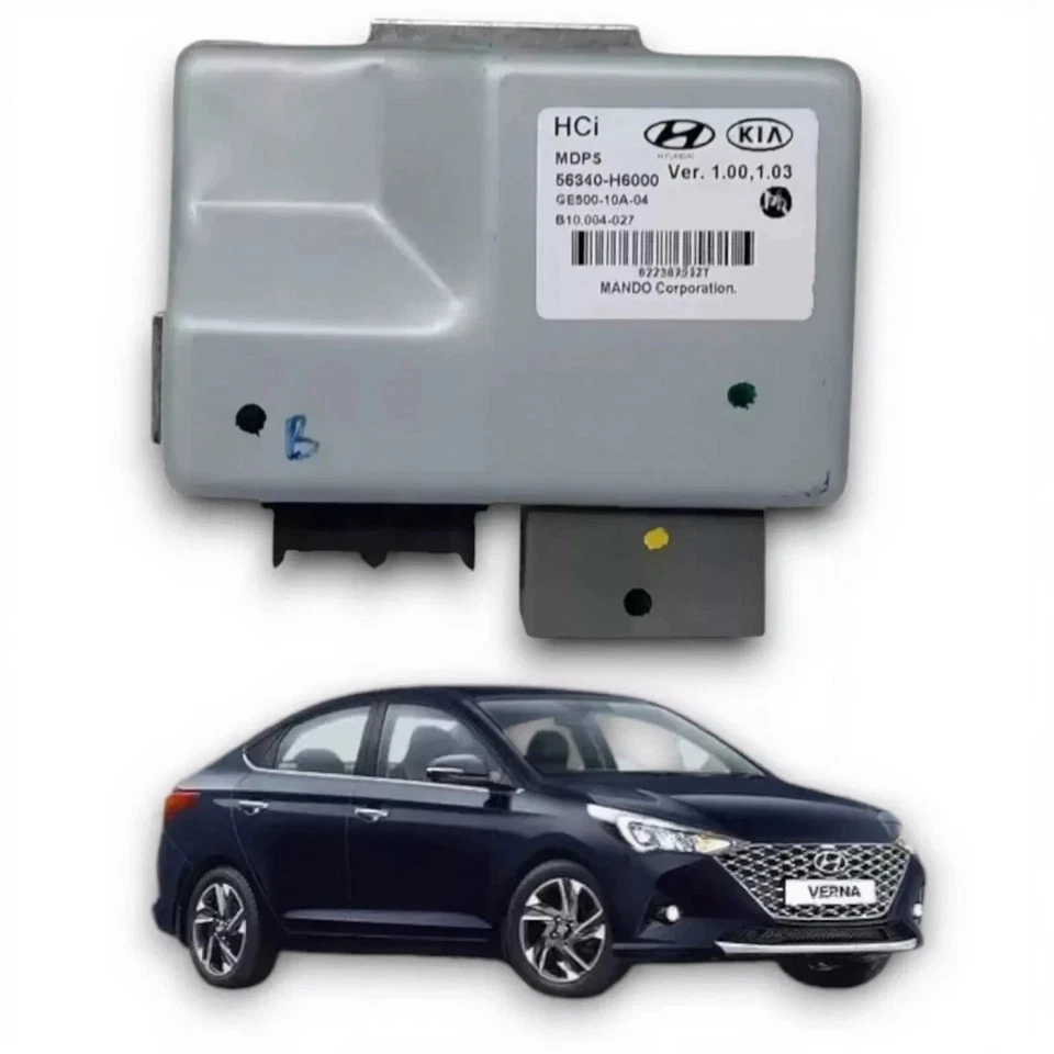 CONTROLLER ASSEMBLY MDPS FOR HYUNDAI VERNA 2017-2023 OEM 56340-H6000 - Image 1 of 4