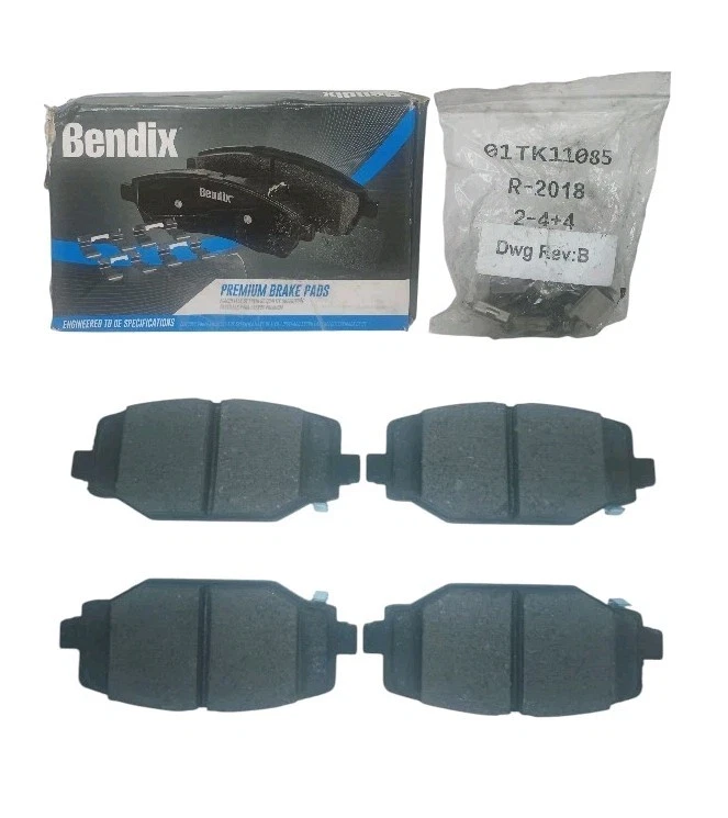 Juego de pastillas de freno de disco cerámicas traseras premium Bendix SBC1596 Dodge Grand Caravan  Foto 1 de 4