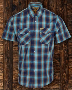 Dixxon Flannel El Borracho Plaid Bamboo Shirt 2XL Neu ohne Etikett Pearl Snap Rare - Bild 1 von 9