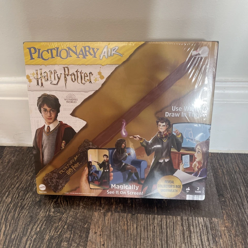 NEW Mattel Harry Potter Pictionary Air, Age 8+, On Screen, Teams, Wand Xmas Gift - Image 1 of 3