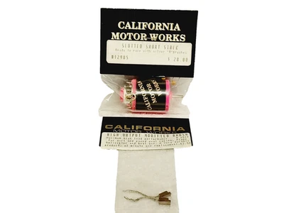 Vintage CALIFORNIA MOTOR WORKS RC Slotted Short Stack MODIFIED Motor #1290S RARE - image 1 of 4