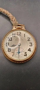 Hamilton 21J  Railway Special Pocket Watch Runs 10k Gold Filled Vintage  - Picture 1 of 8