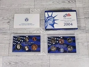 2004 United States Mint US 11 Coin Proof Set w/ COA - Picture 1 of 5