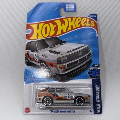 Hot Wheels Wild широкофюзеляжный Audi Sport Quattro 84 года для охоты за сокровищами - Изображение 1 из 3