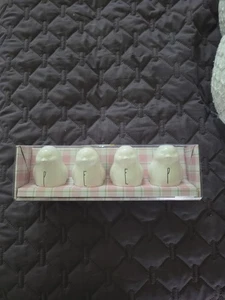Rae Dunn Artisan Collection Magenta Set of 4 Chick Peep Decor Spring Easter - Picture 1 of 2