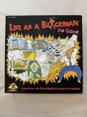 Vintage NOS Life As A Blackman Board Game 1999 Rare Autographed Chuck Sawyer - Image 1 of 4