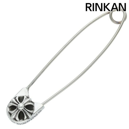 CHROME HEARTS SPILLA DI SICUREZZA CUORI CROMATI LG grande argento collana top uomo usata 18507bc9e025139