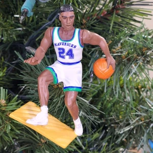 Jim Jackson Dallas Mavericks Basketball NBA Xmas Tree Ornament Holiday Jersey 24 - Bild 1 von 3