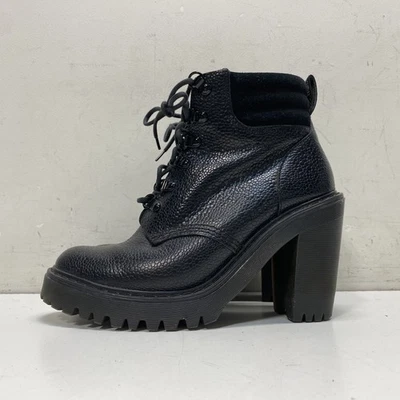 Botas con cordones Dr. Martens Perséfone de cuero negro para mujer talla 8 Foto 1 de 4