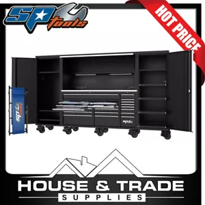 SP Tools Workstation Tool Kit 708 Piece 128" METRIC/SAE BLACK SP50850 - Picture 1 of 9